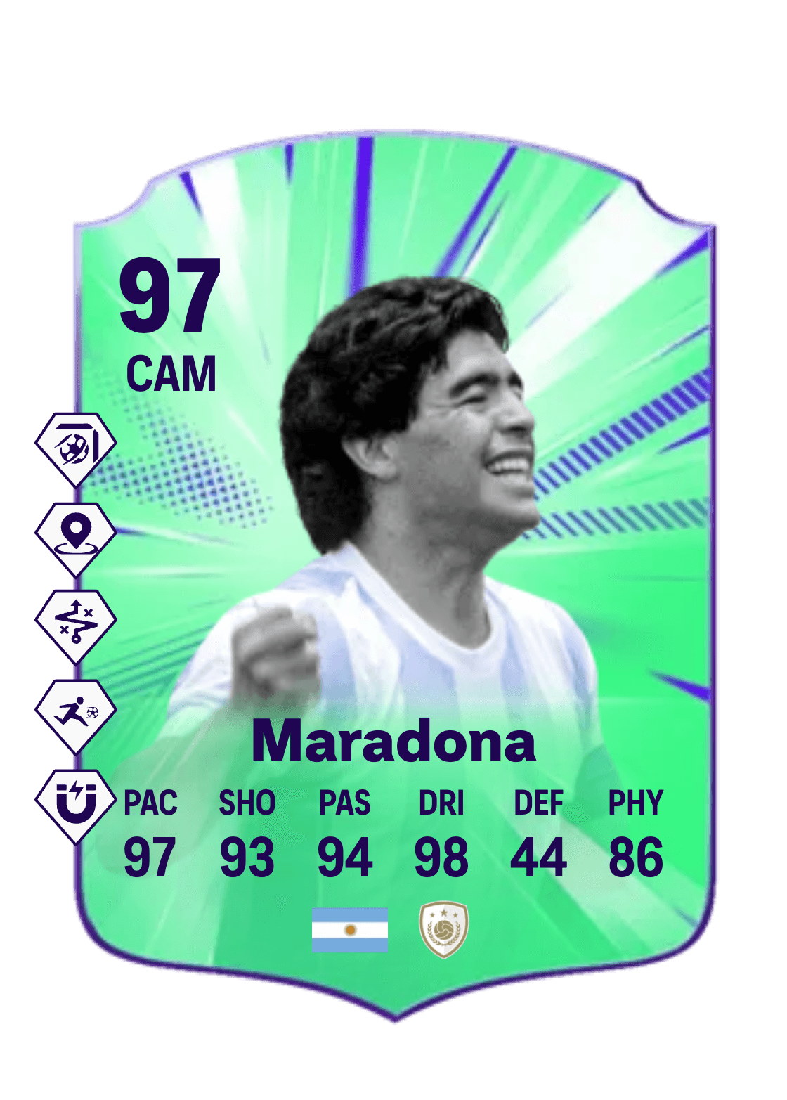 maradona 97 icono camino de naciones (world cup) completo maradona 97 icono camino de naciones (world cup) completo