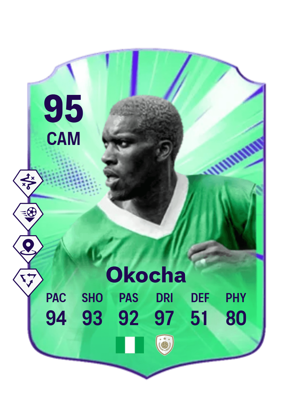 okocha 95 world cup – completista de África okocha 95 world cup – completista de África