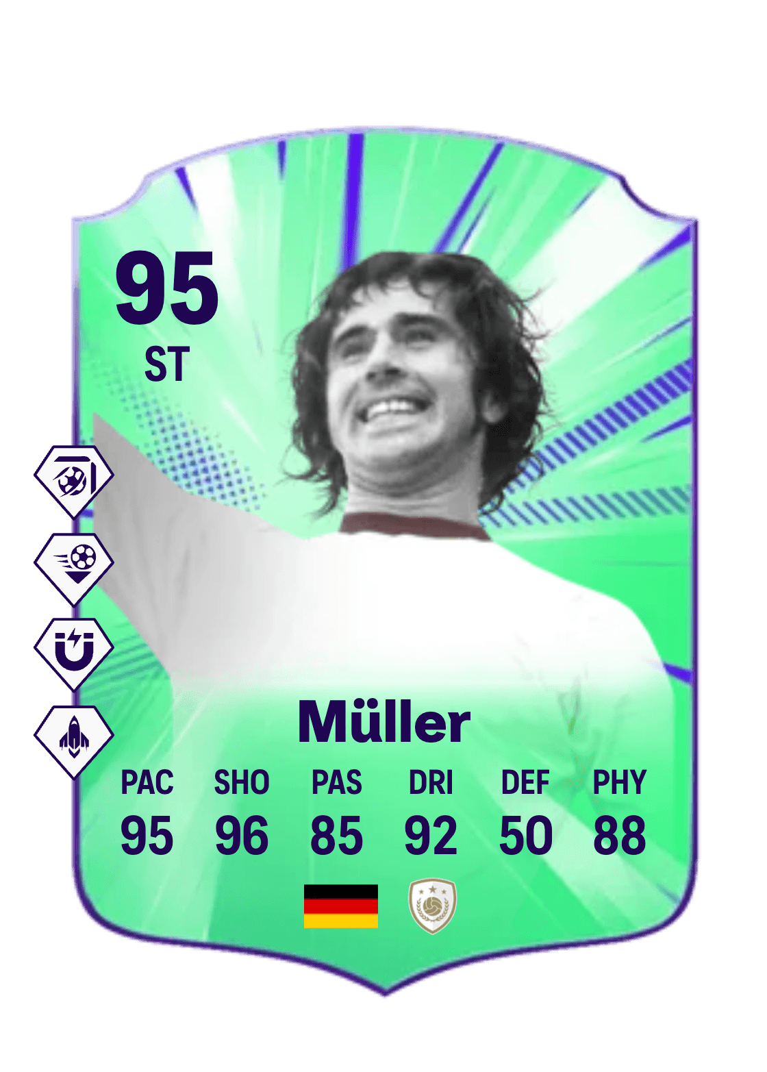 gerd müller 95 world cup – completista de europa gerd müller 95 world cup – completista de europa